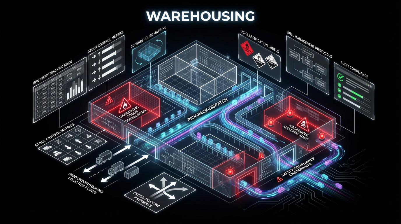 Warehousing management dashboard